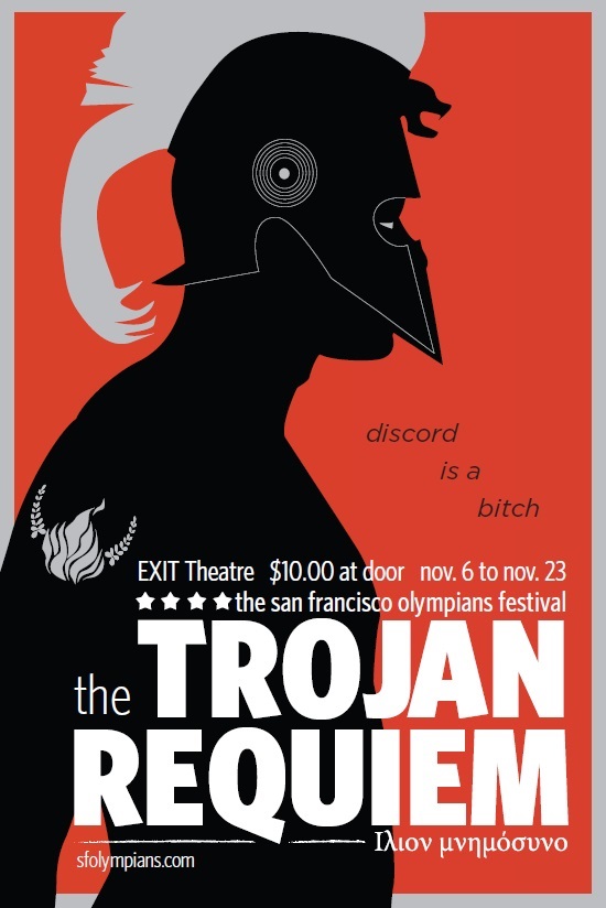 Postcard for TROJAN REQUIEM.